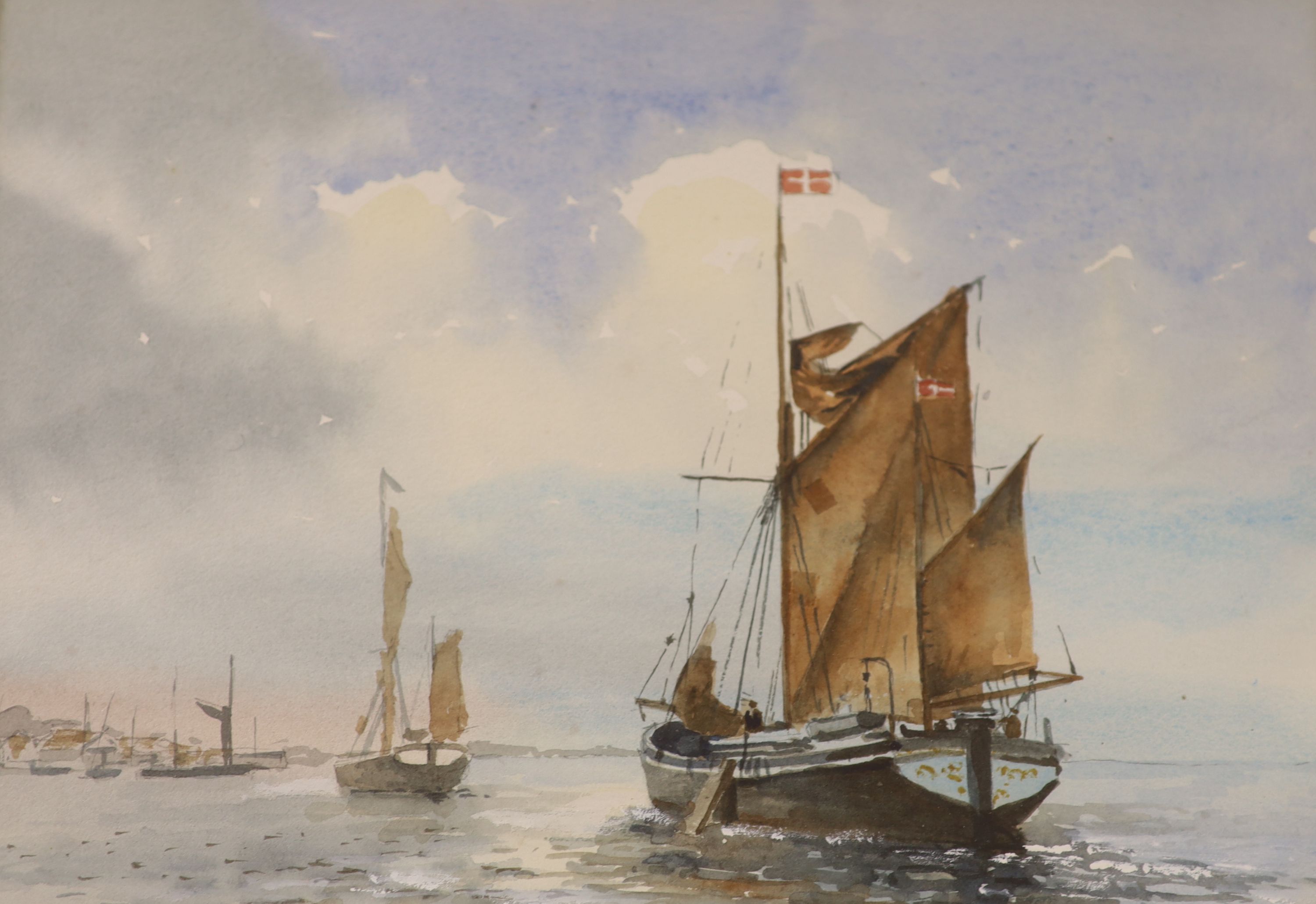 Charles Smith FRSA, watercolour, Homeward Bound, signed and dated '97, 26 x 36cm